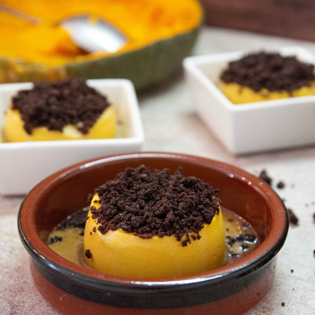 flan vegan profumo d'autunno