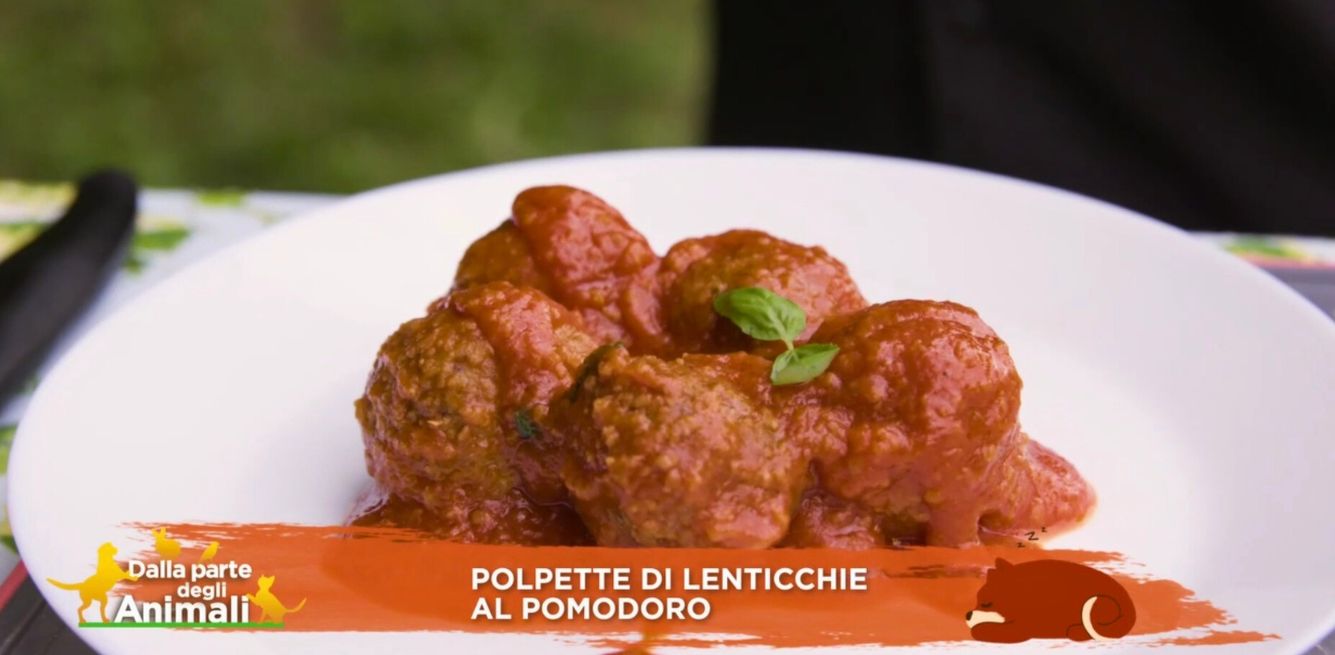 polpette di lenticchie al pomodoro