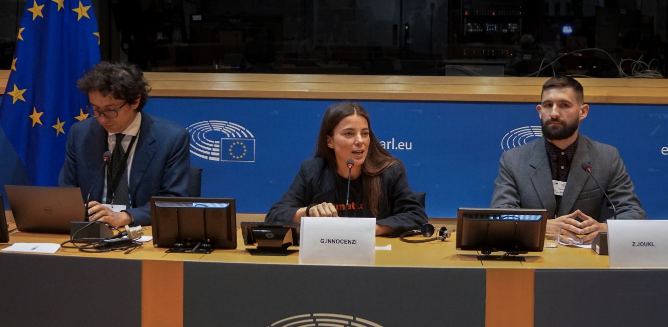 Giulia Innocenzi al Parlamento Europeo