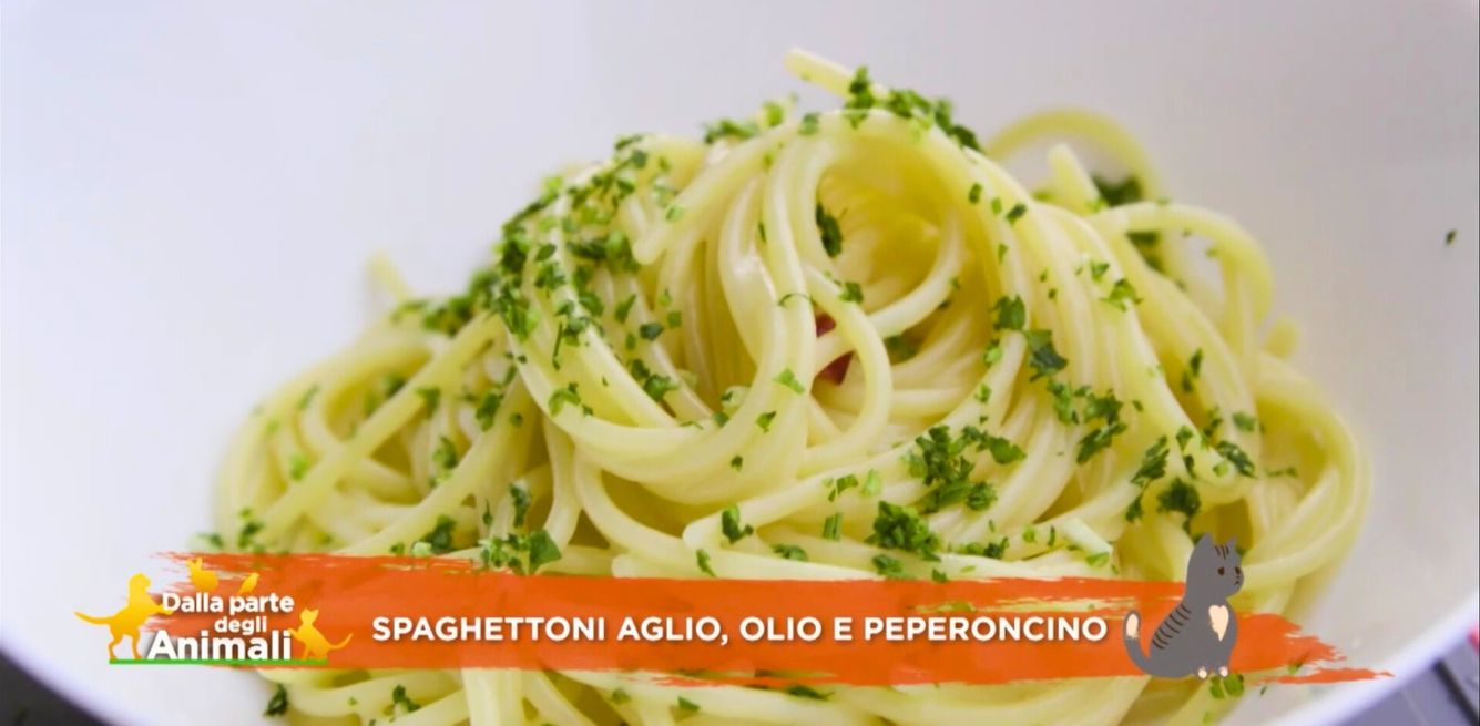 spaghettoni aglio olio peperoncino